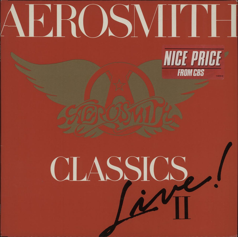 Aerosmith Classics Live! II Dutch vinyl LP album (LP record) 460037 1