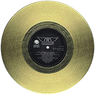 Aerosmith Eat The Rich - Gold Vinyl UK 10" vinyl single (10 inch record) AER10EA20382