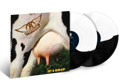 Aerosmith Get A Grip - Black & White Split Vinyl - Sealed US 2-LP vinyl record set (Double LP Album) B0025184-01