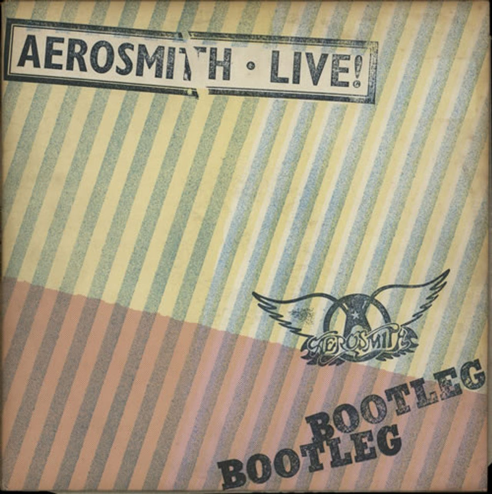 Aerosmith Live! Bootleg - EX UK 2-LP vinyl record set (Double LP Album) CBS88325