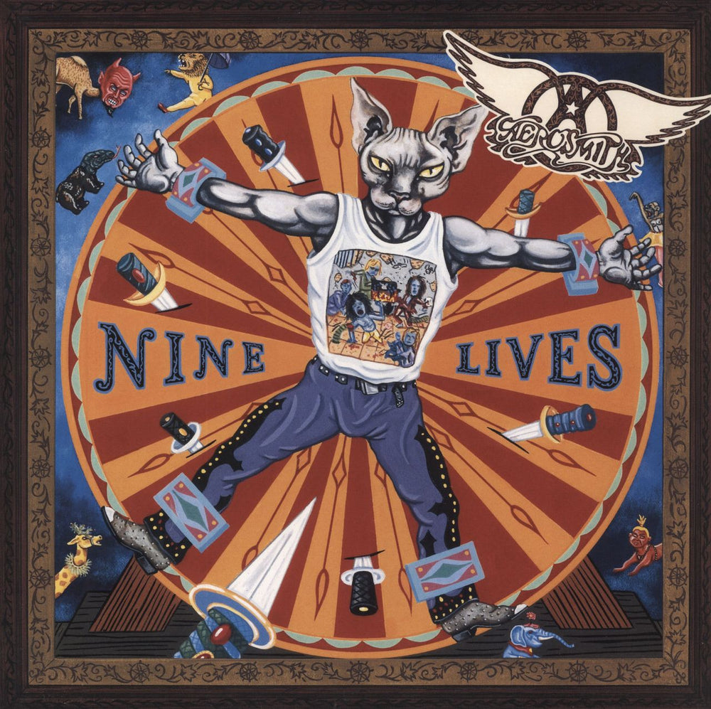 Aerosmith Nine Lives Dutch 2-LP vinyl record set (Double LP Album) MOVLP102