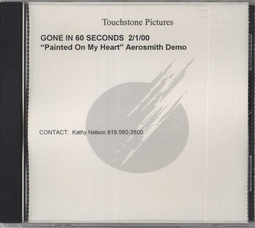 Aerosmith Painted On My Heart US Promo CD-R acetate CDR ACETATE