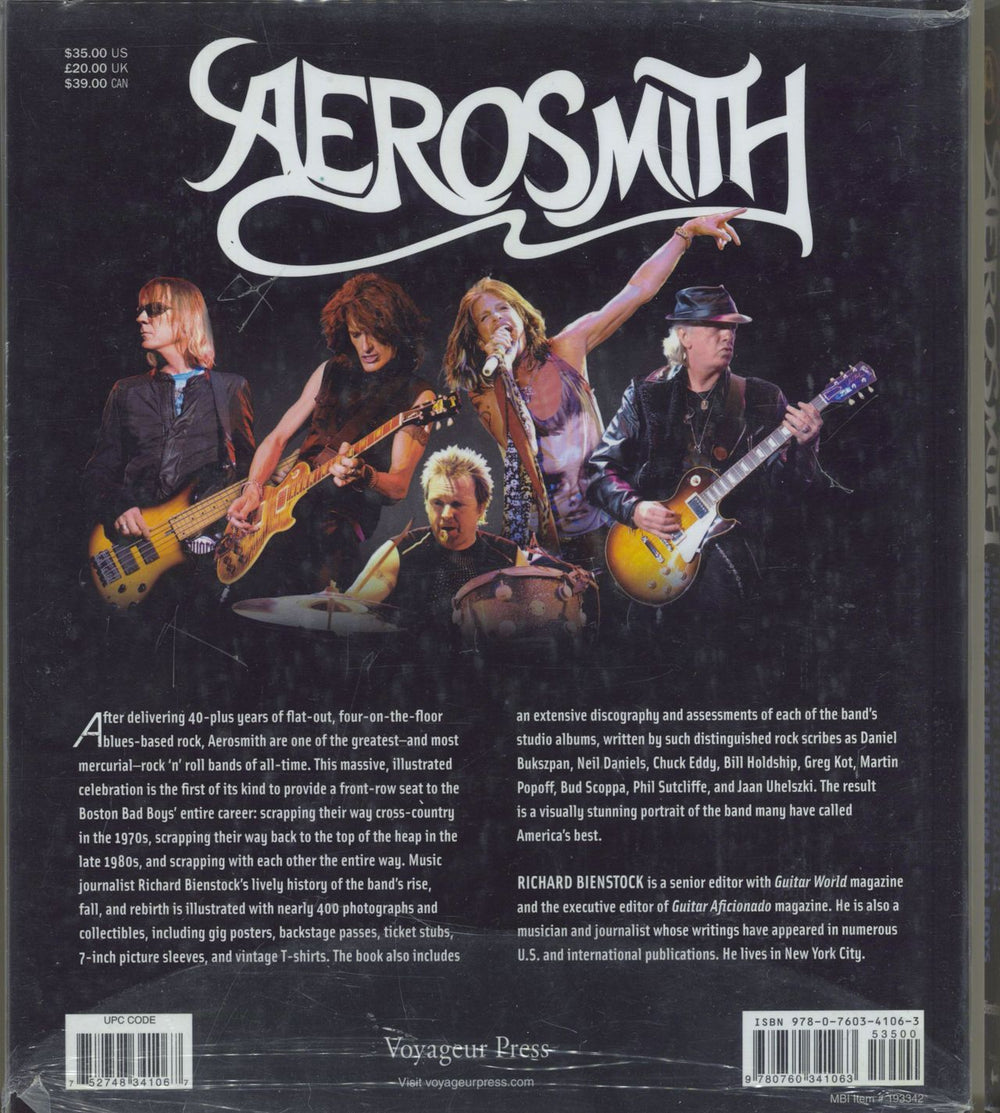 Aerosmith The Ultimate Illustrated History of the Boston Bad Boys UK Promo book