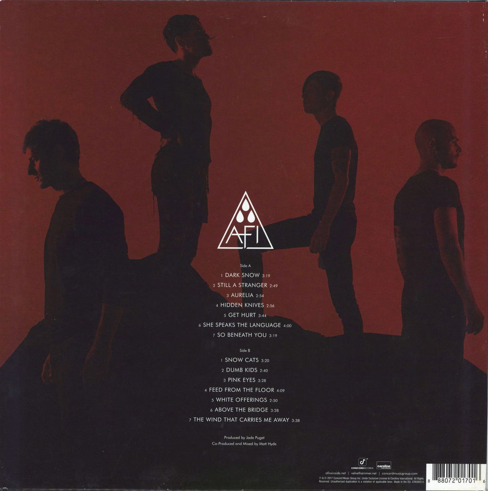 AFI AFI (The Blood Album) - Red & Black Marbled Vinyl US vinyl LP album (LP record) 888072017016