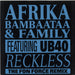 Afrika Bambaataa Reckless (The Fon Force Remix) UK 12" vinyl single (12 inch record / Maxi-single) 12EMXS41