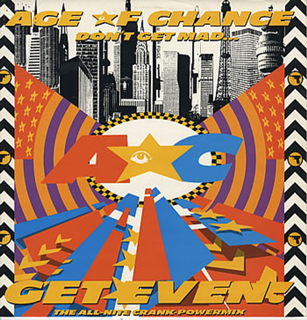 Age Of Chance Don't Get Mad Get Even UK 12" vinyl single (12 inch record / Maxi-single) VS98912