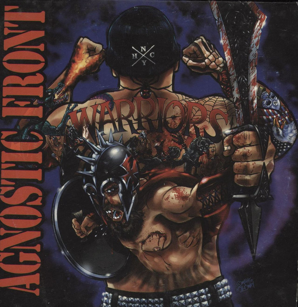 Agnostic Front Warriors German Promo CD album (CDLP) NB2022-2