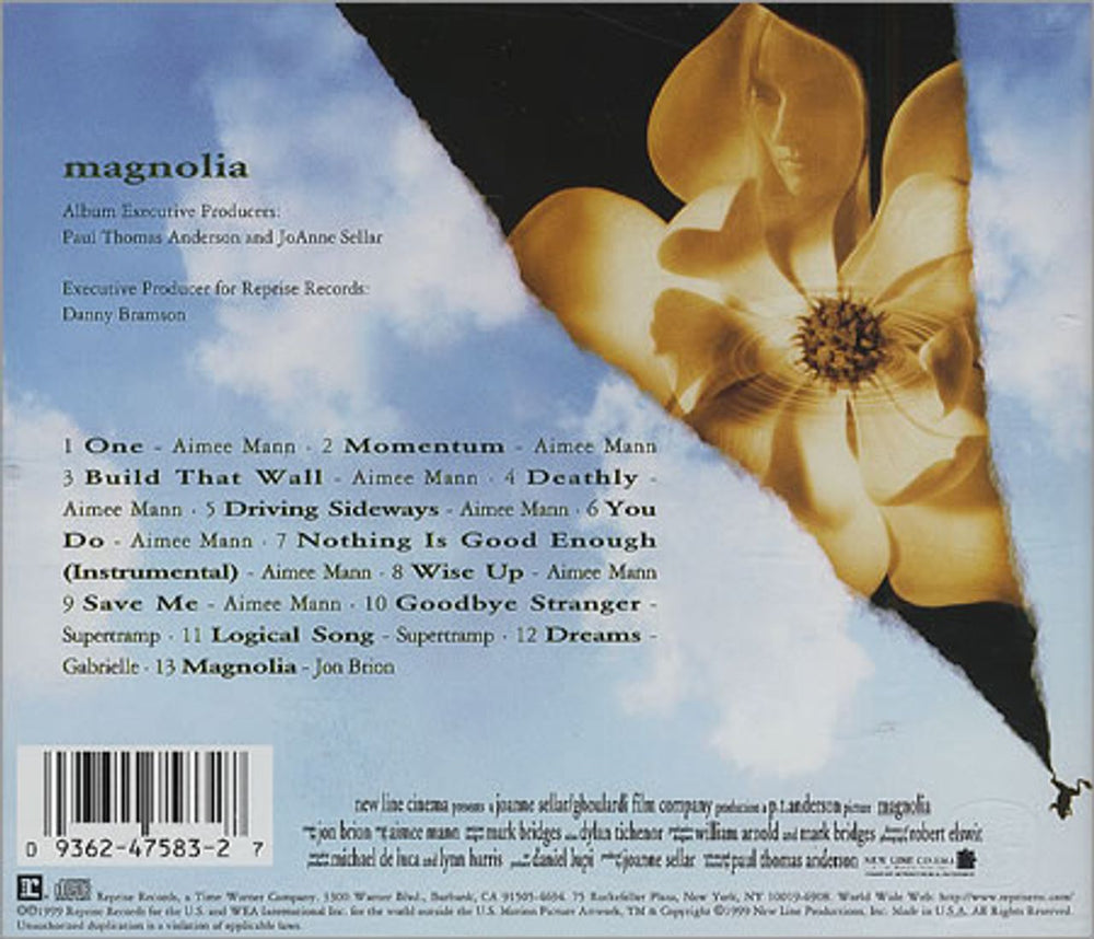 Aimee Mann Magnolia US Promo CD album (CDLP) AMNCDMA149231