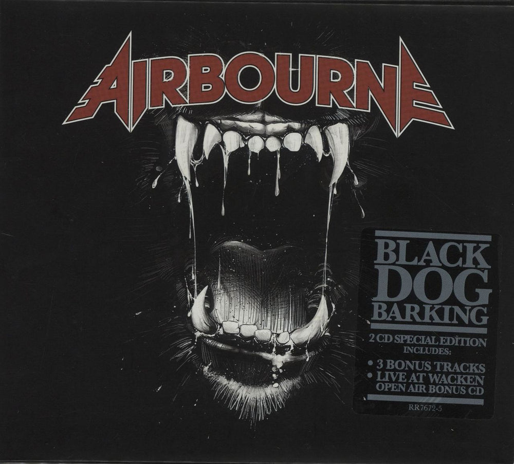 Airbourne Black Dog Barking German 2 CD album set (Double CD) RR7672-5