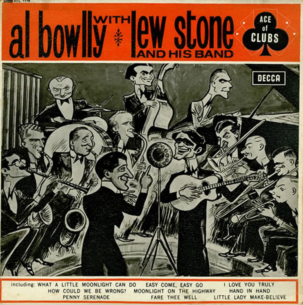 Al Bowlly Al Bowlly With Lew Stone And His Band UK vinyl LP album (LP record) ACL1178