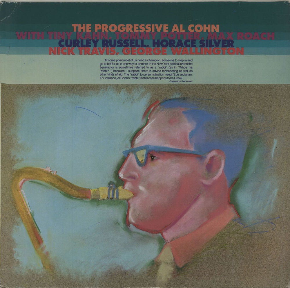 Al Cohn The Progressive Al Cohn German vinyl LP album (LP record) WL70508