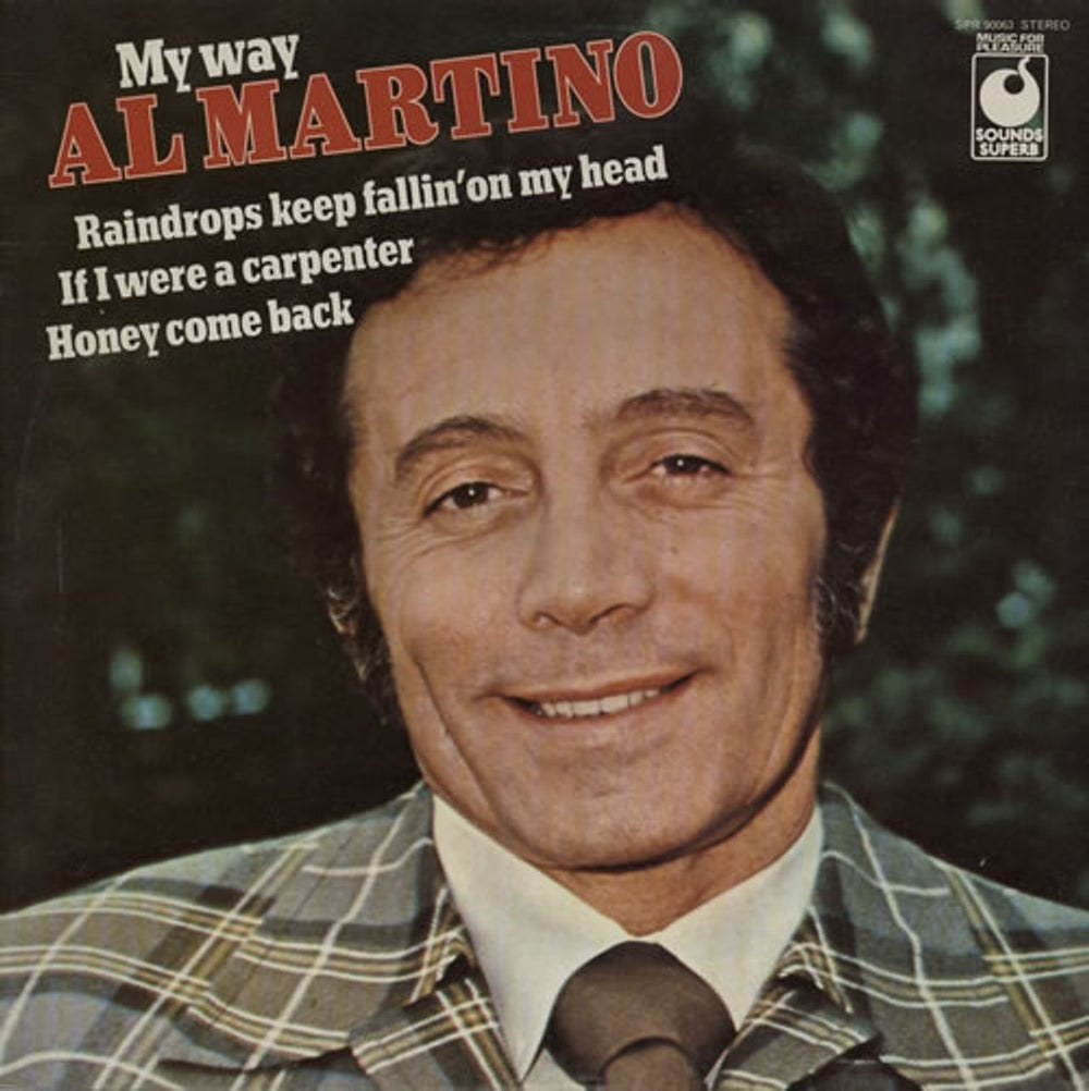 Al Martino My Way UK vinyl LP album (LP record) SPR90063