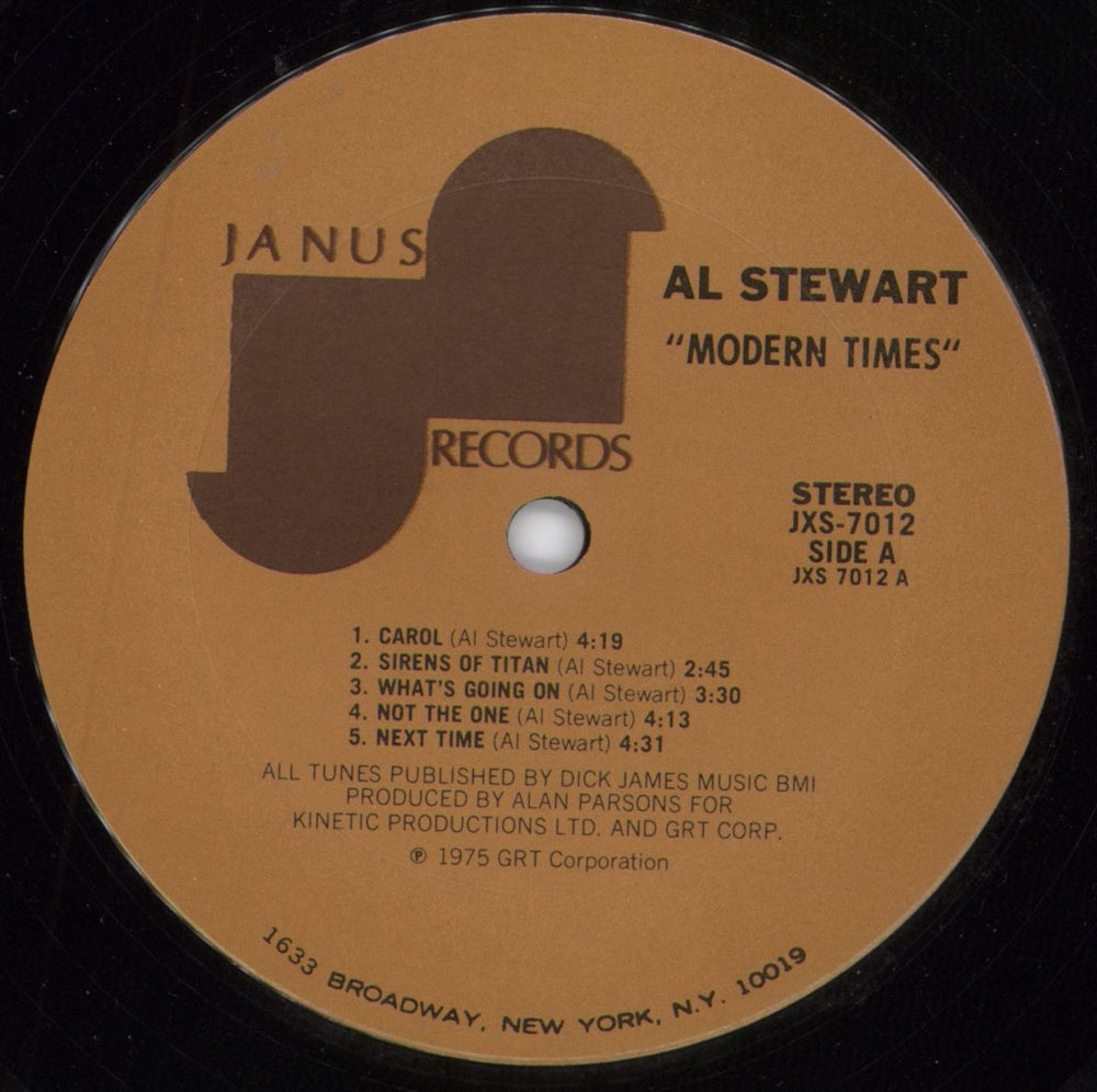 Al Stewart Modern Times - 1st UK vinyl LP album (LP record) ALSLPMO797641