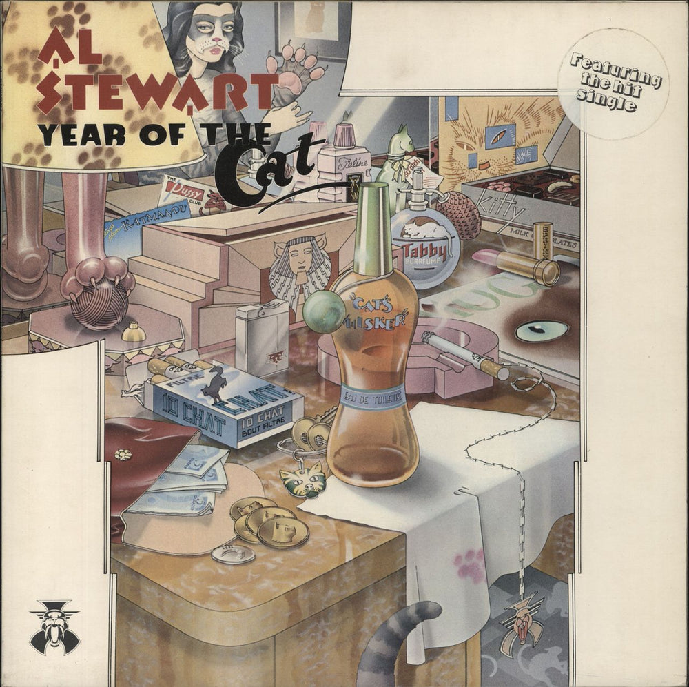 Al Stewart Year Of The Cat - 1st - hype sticker UK vinyl LP album (LP record) RS1082