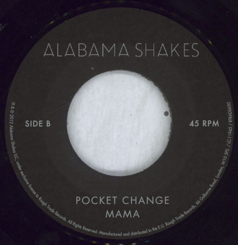 Alabama Shakes Heavy Chevy US 7" vinyl single (7 inch record / 45) F9B07HE828867