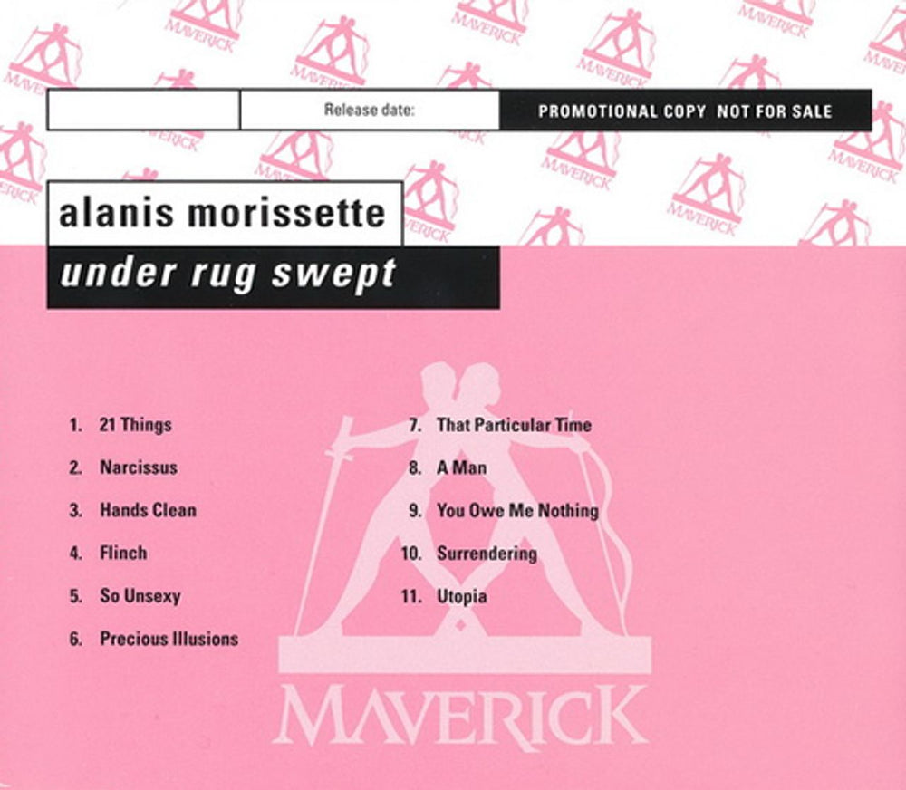 Alanis Morissette Under Rug Swept German Promo CD album (CDLP) PROP05255