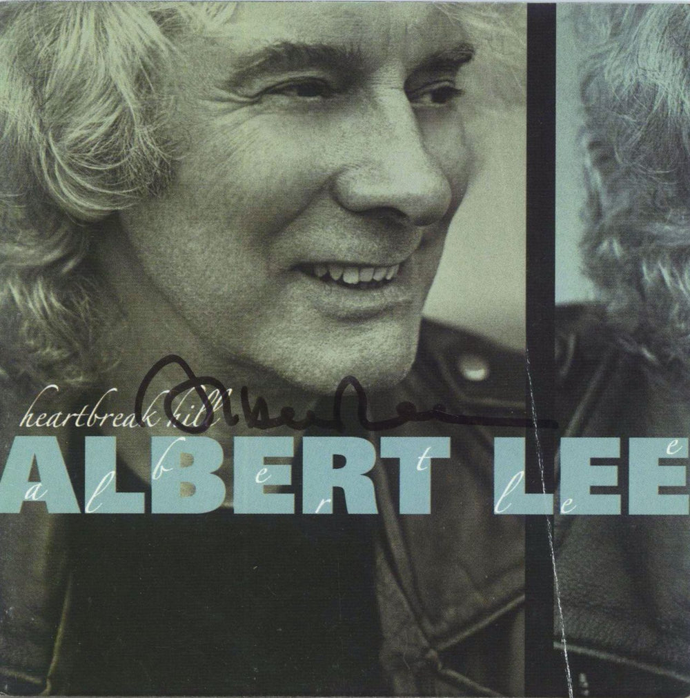 Albert Lee Heartbreak Hill - Signed Booklet US memorabilia SIGNED CD BOOKLET