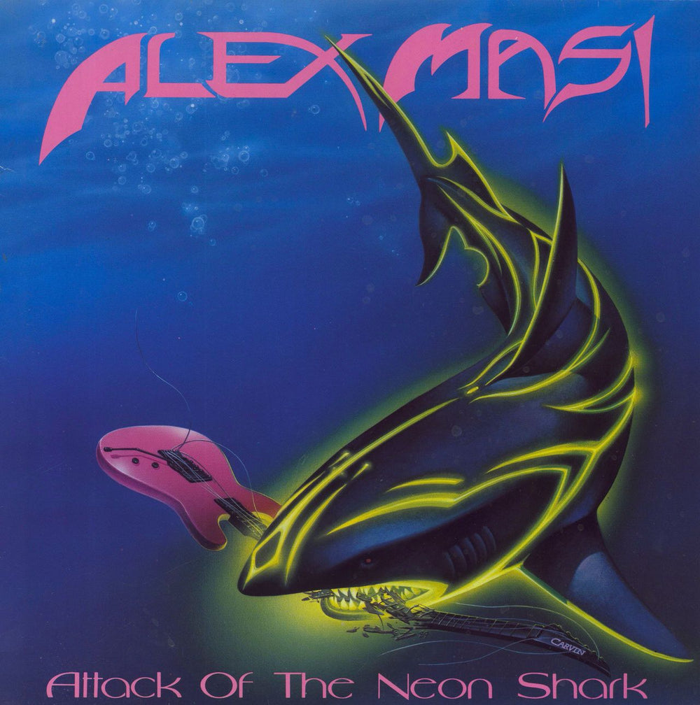 Alex Masi Attack Of The Neon Shark Dutch vinyl LP album (LP record) RO94701