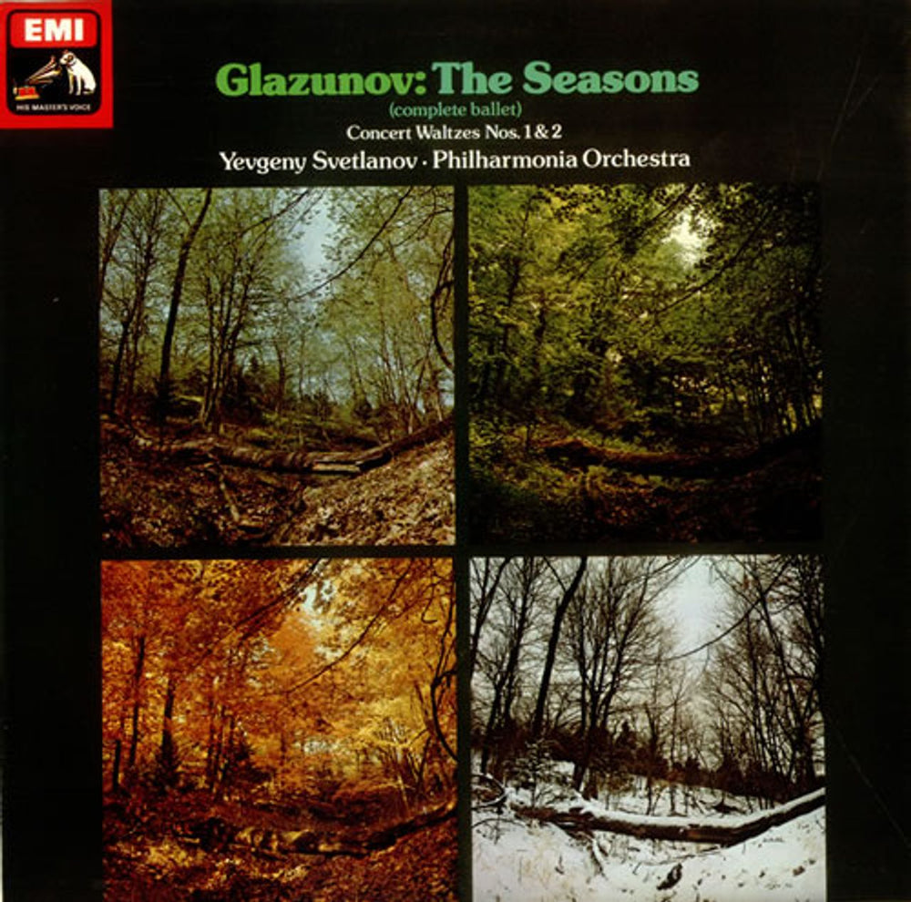 Alexander Konstantinovich Glazunov The Seasons - Quadrophonic UK vinyl LP album (LP record) ASD3601