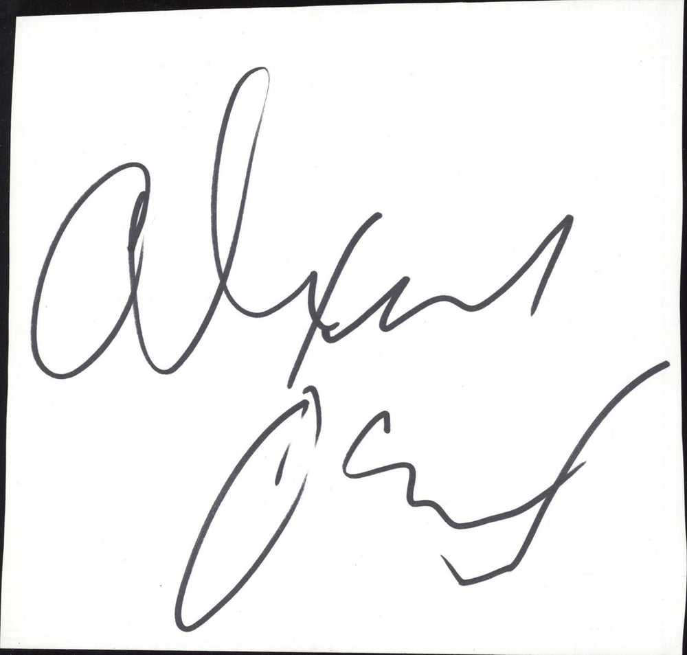 Alexander O'Neal Autograph UK memorabilia AUTOGRAPH