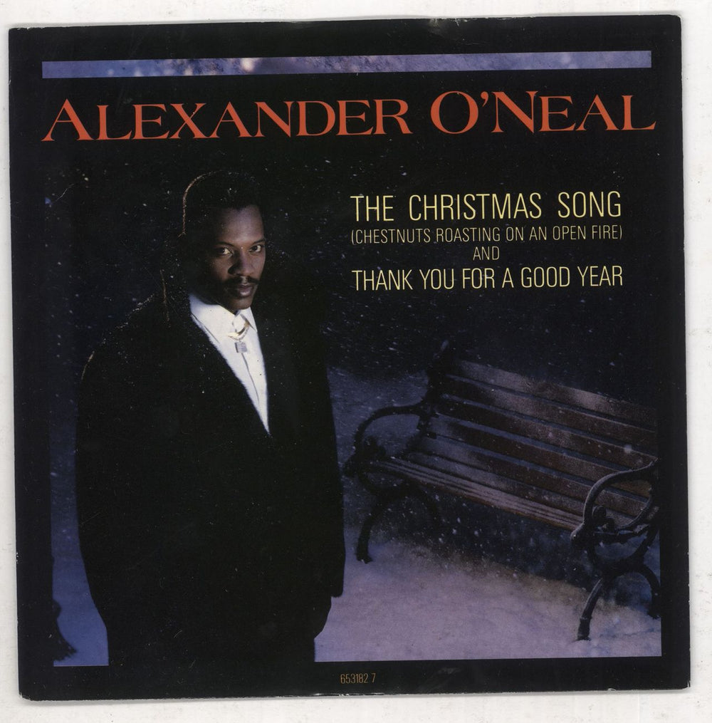 Alexander O'Neal The Christmas Song (Chestnuts Roasting On An Open Fire) UK 7" vinyl single (7 inch record / 45) 6531827