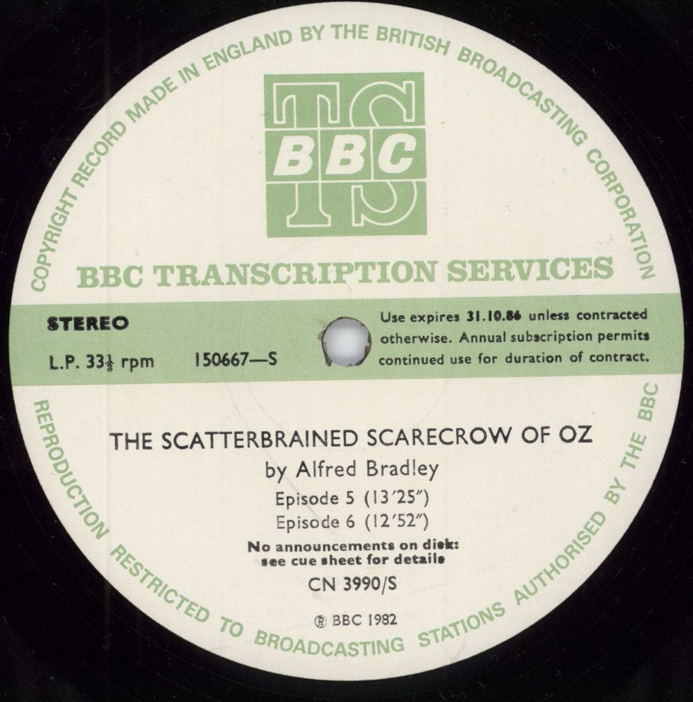 Alfred Bradley The Scatterbrained Scarecrow Of Oz UK Promo 2-LP vinyl record set (Double LP Album) CN3990/S