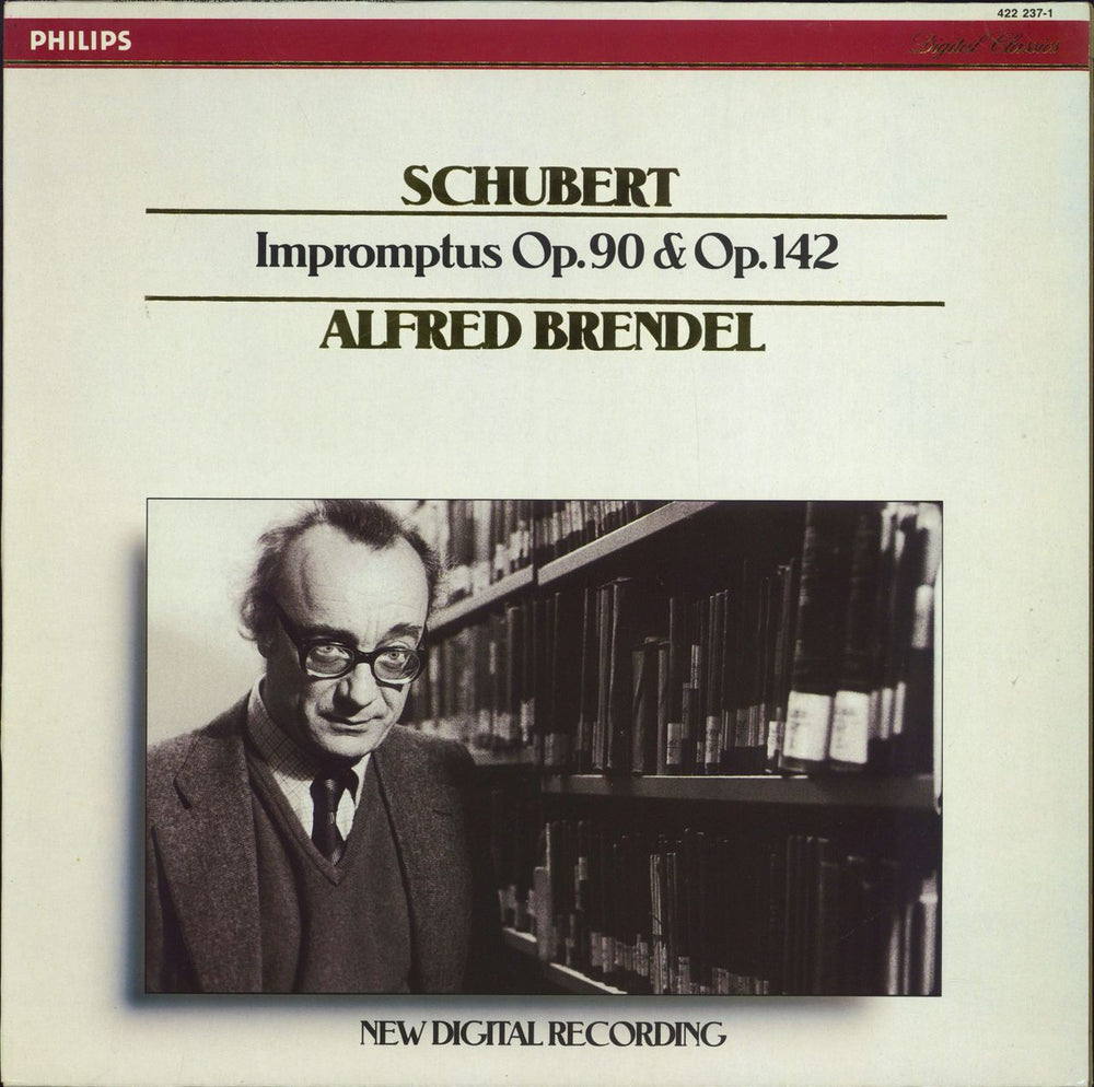 Alfred Brendel Schubert: Impromptus Op.90 & Op.142 Dutch vinyl LP album (LP record) 422237-1