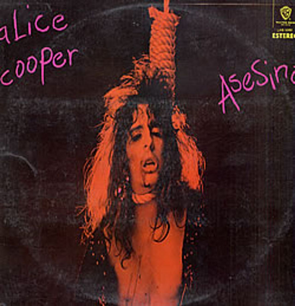 Alice Cooper Asesino Mexican vinyl LP album (LP record) LWB-5090