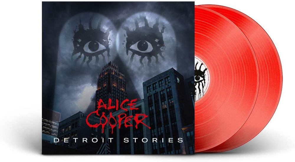 Alice Cooper Detroit Stories - Red Vinyl - Sealed UK 2-LP vinyl record set (Double LP Album) 0215400EMU