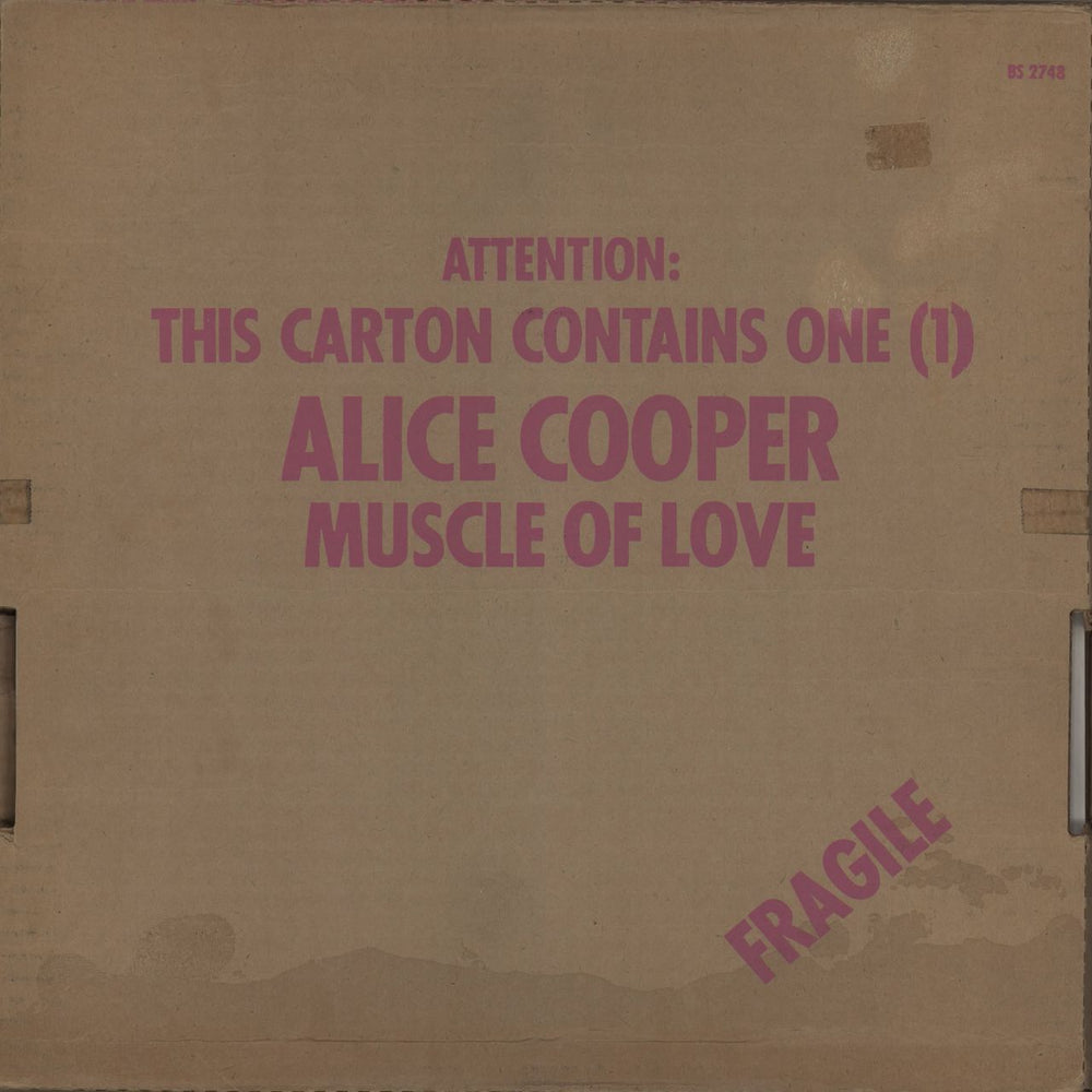 Alice Cooper Muscle Of Love - Box Sleeve - EX US vinyl LP album (LP record) BS2748