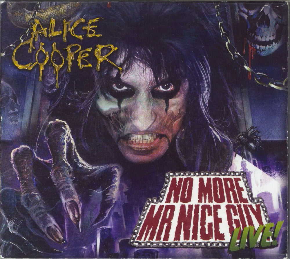 Alice Cooper No More Mr. Nice Guy Live! - Alexandra Palace 29/10/11 UK 3-CD album set (Triple CD) CLCD398