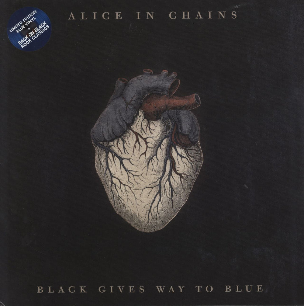 Alice In Chains Black Gives Way To Blue - Blue Vinyl UK 2-LP vinyl record set (Double LP Album) RCV100LP