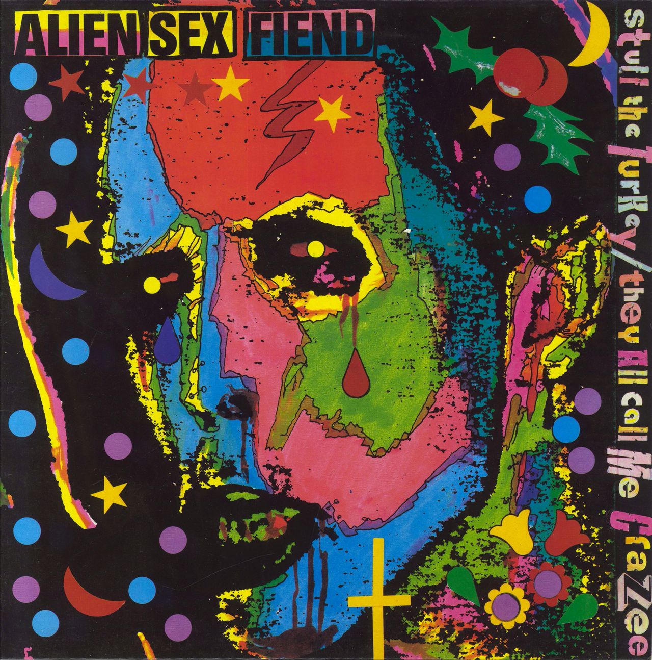 Alien Sex Fiend Stuff The Turkey - Green Vinyl UK 12