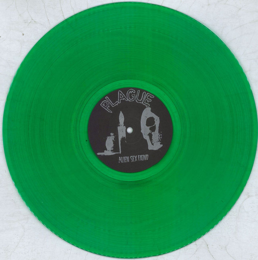 Alien Sex Fiend Stuff The Turkey - Green Vinyl UK 12