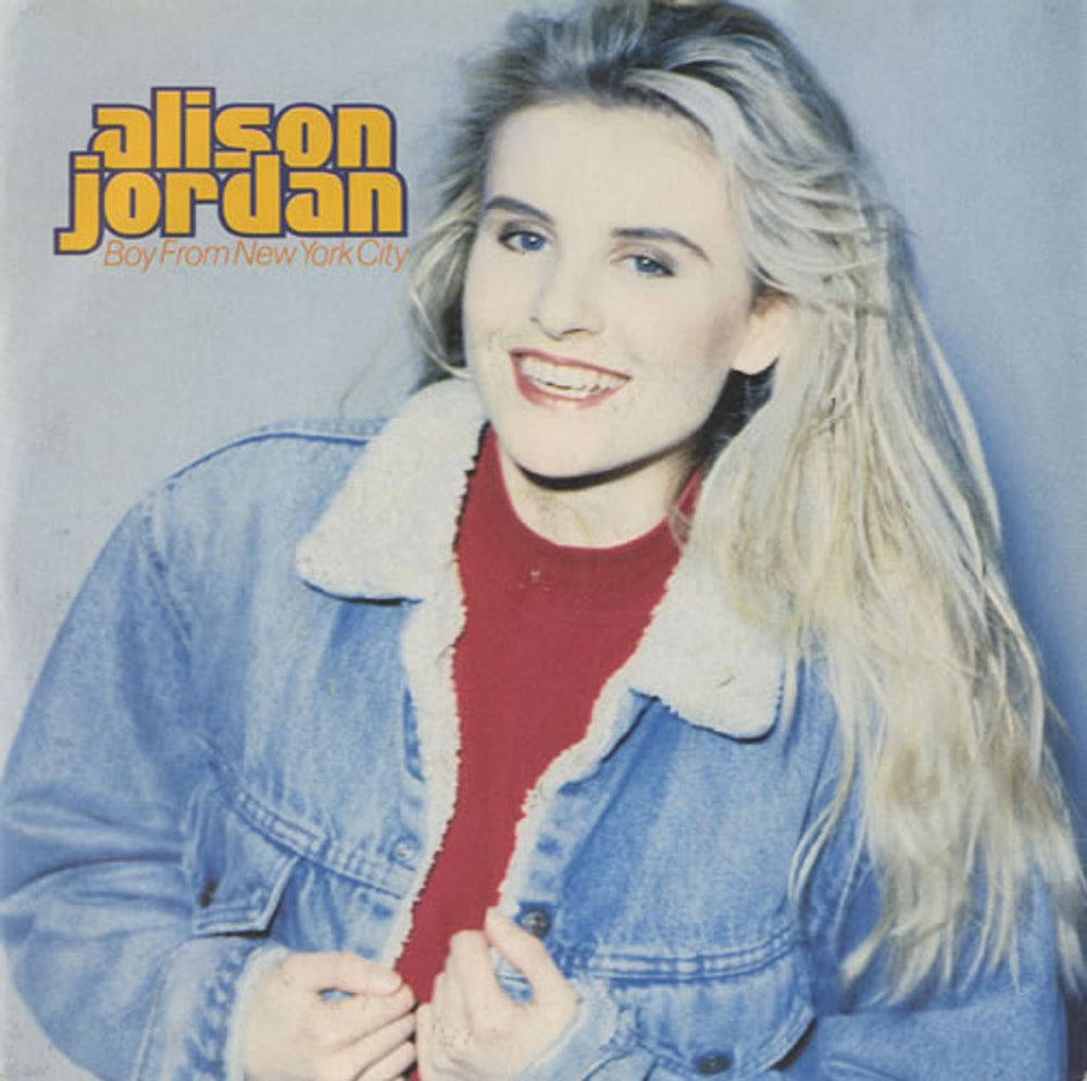 Alison Jordan Boy From New York City UK 7" vinyl single (7 inch record / 45) 74321-10042-7