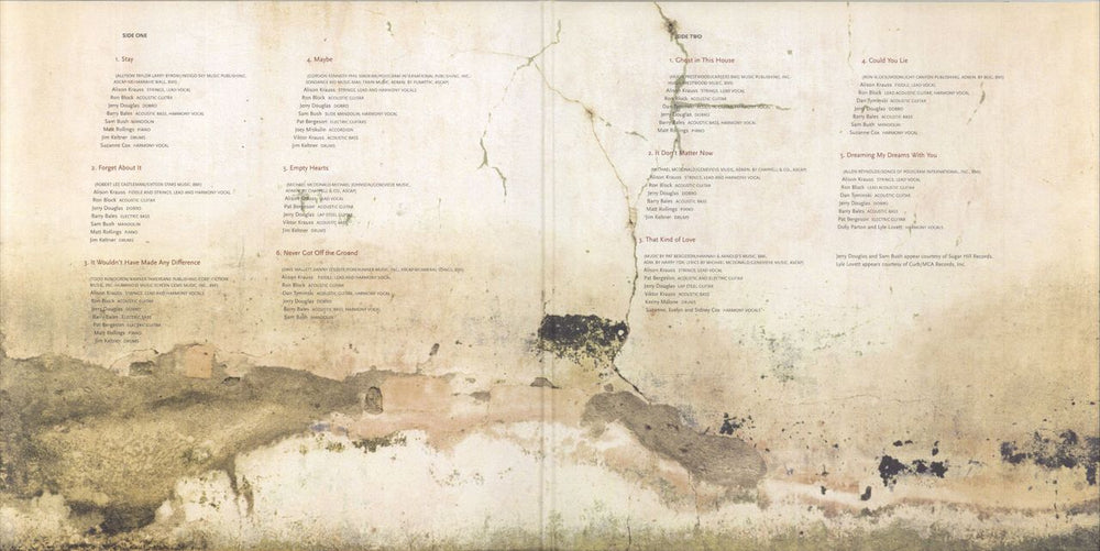 Alison Krauss Forget About It UK vinyl LP album (LP record)