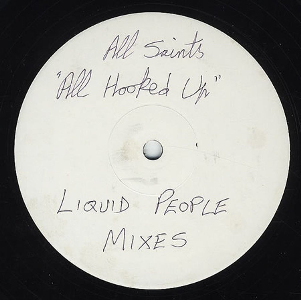 All Saints All Hooked Up UK Promo 12" vinyl single (12 inch record / Maxi-single) LOXDJ456