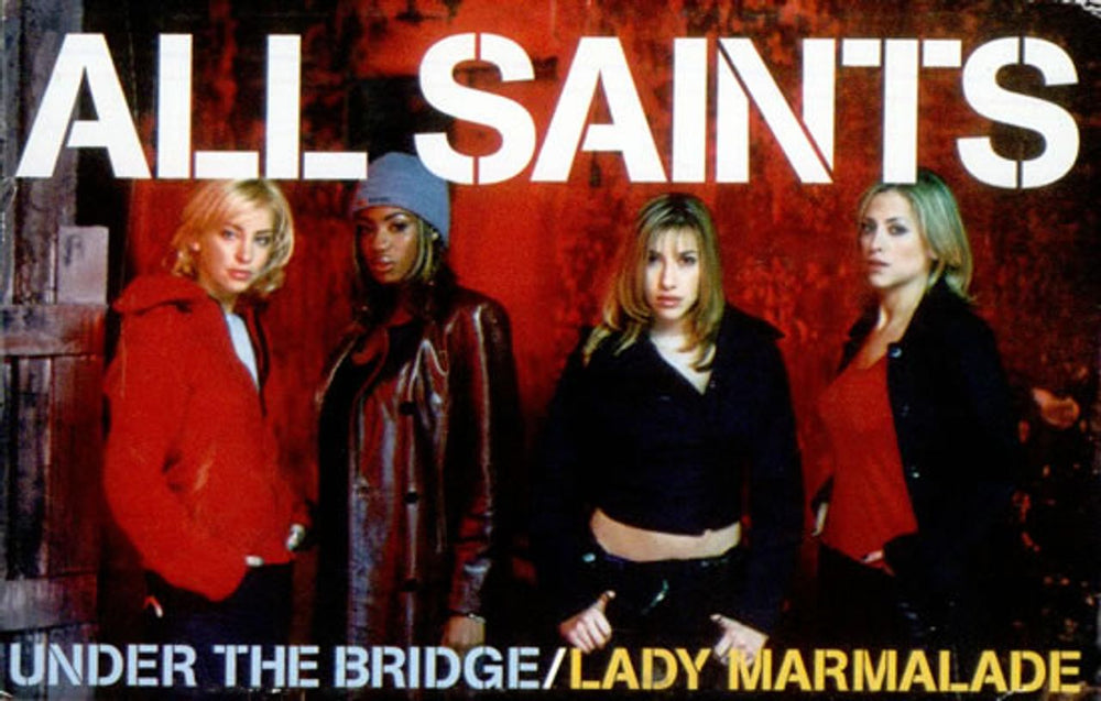 All Saints Under The Bridge/Lady Marmalade UK cassette single LONCS408