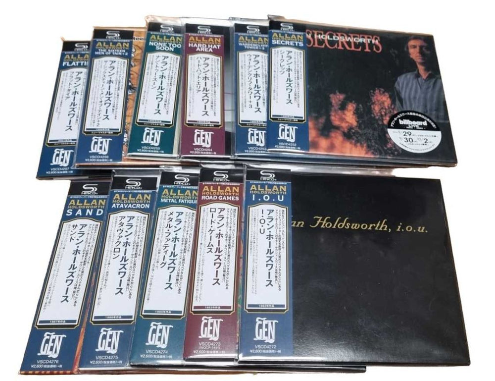 Allan Holdsworth Road Games - Paper Sleeve Collection Japanese Promo CD Album Box Set