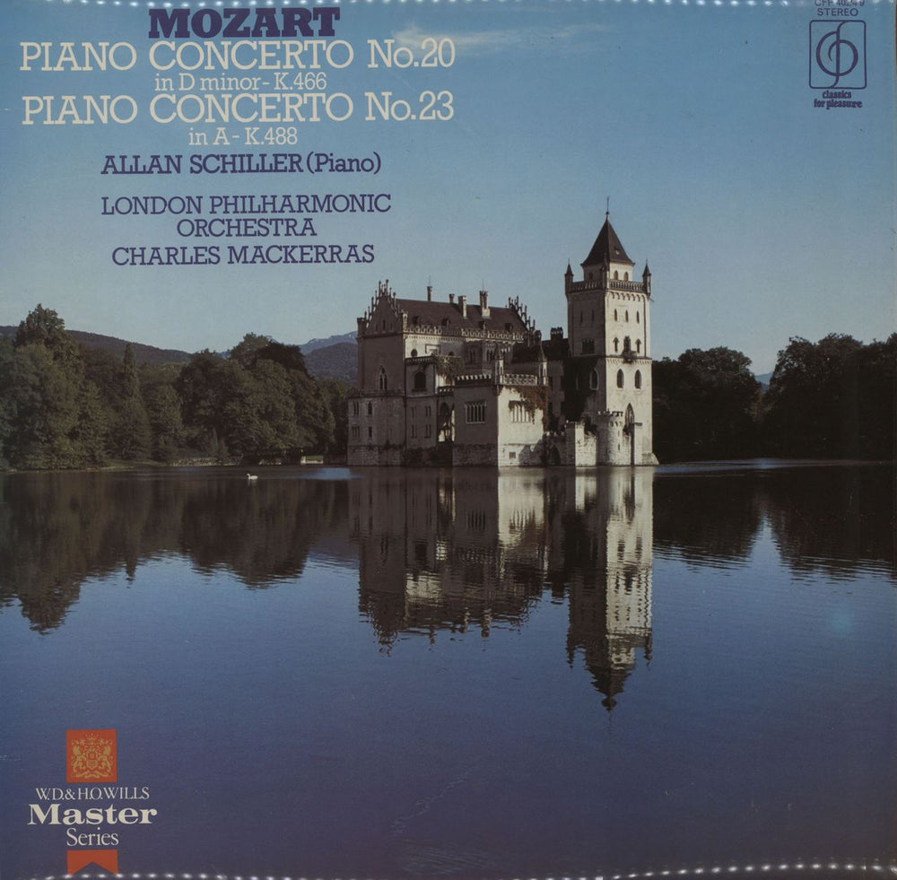 Allan Schiller Mozart: Piano Concertos Nos. 20 & 23 UK vinyl LP album (LP record) CFP40249