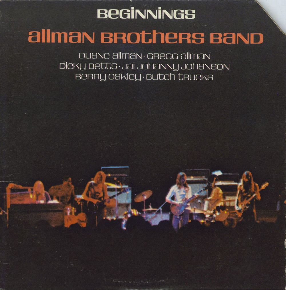 Allman Brothers Band Beginnings US 2-LP vinyl record set (Double LP Album) 2CX0132