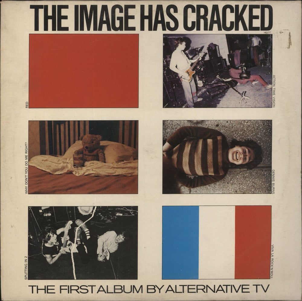 Alternative TV The Image Has Cracked UK vinyl LP album (LP record) DLP01