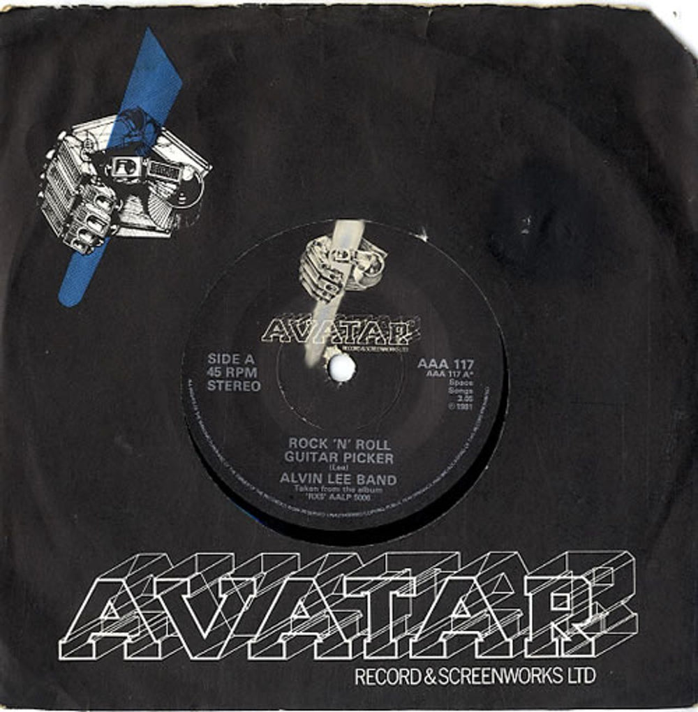 Alvin Lee Rock 'n' Roll Guitar Picker UK 7" vinyl single (7 inch record / 45) AAA117