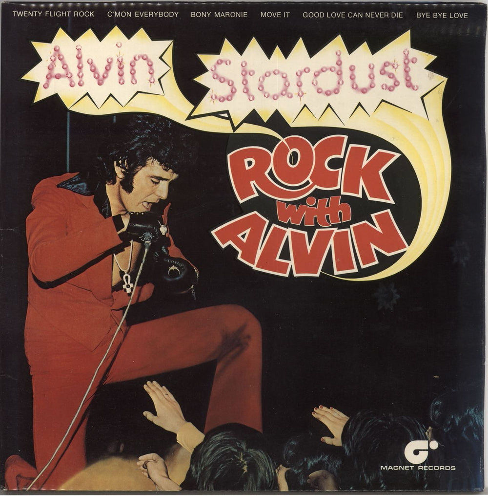 Alvin Stardust Rock With Alvin UK vinyl LP album (LP record) MAG5007