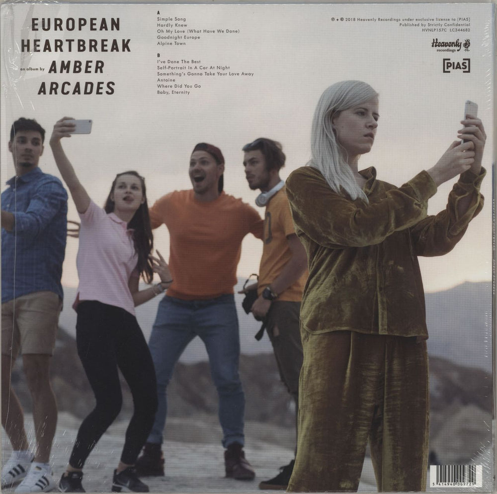 Amber Arcades European Heartbreak UK vinyl LP album (LP record) 5414940009729