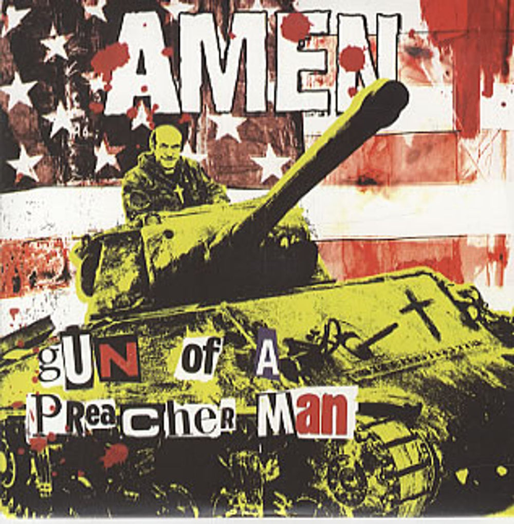 Amen Gun Of A Preacher Man UK Promo CD album (CDLP) SMACD901P