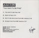 Amen Too Hard To Be Free UK CD-R acetate CD ACETATE