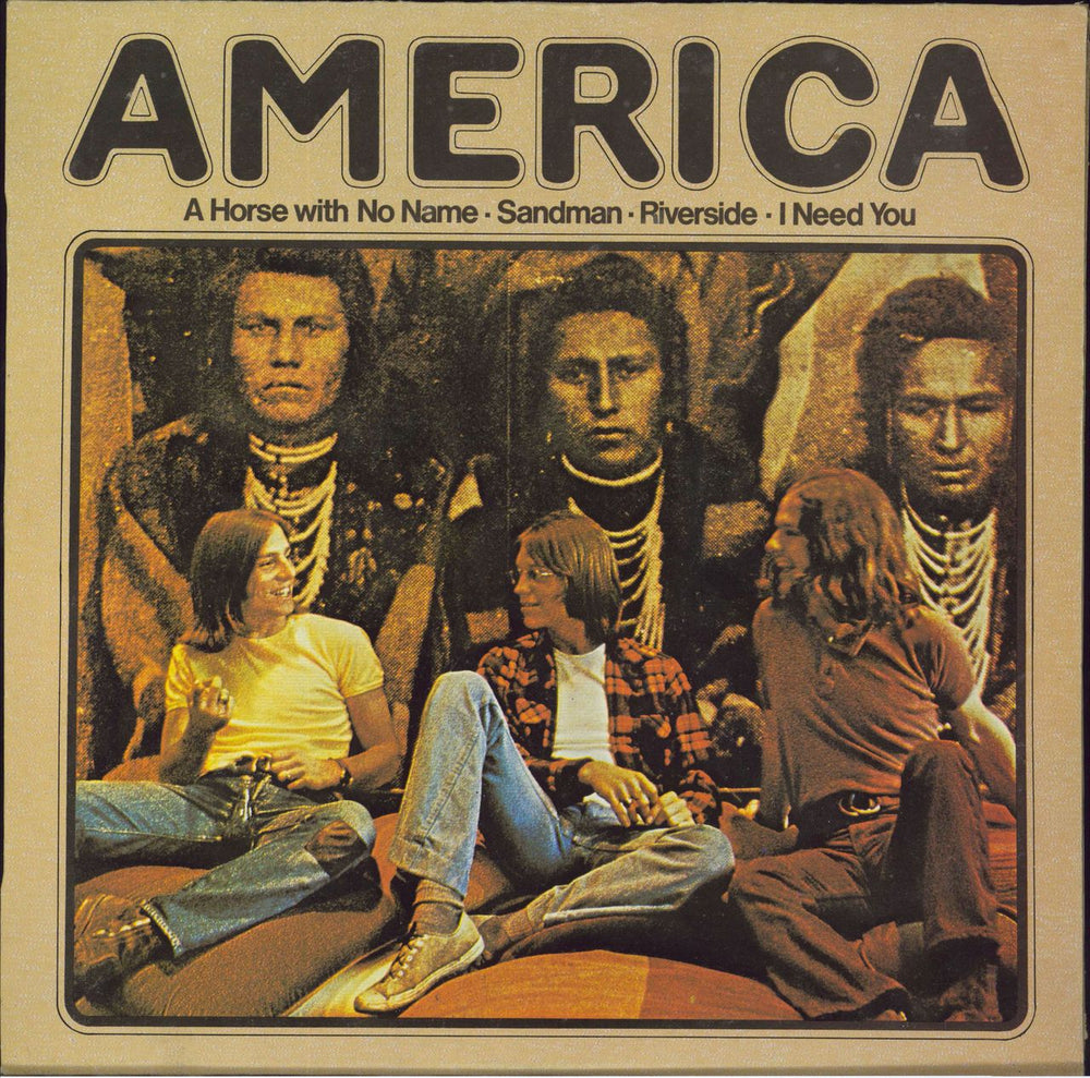 America America Greek vinyl LP album (LP record) 46157