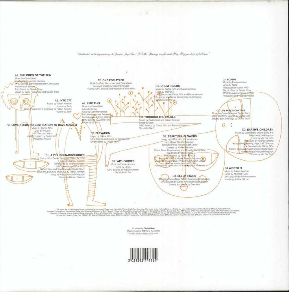 AmmonContact With Voices UK 2-LP vinyl record set (Double LP Album) 5021392441184