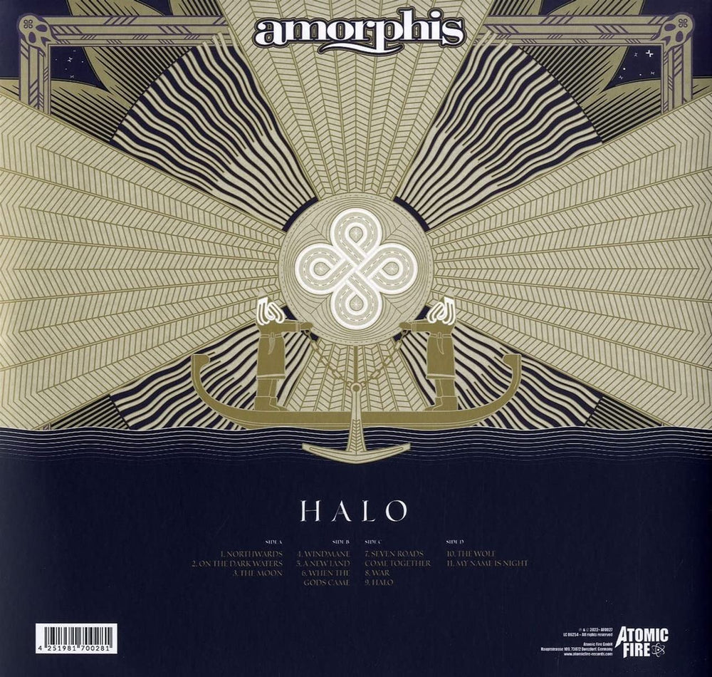 Amorphis Halo - White & Blue Splattered - Sealed UK 2-LP vinyl record set (Double LP Album) AGV2LHA809454